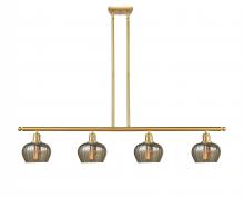 Innovations Lighting 516-4I-SG-G96 - Fenton - 4 Light - 48 inch - Satin Gold - Cord hung - Island Light