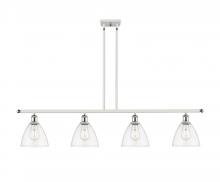 Innovations Lighting 516-4I-WPC-GBD-752 - Bristol - 4 Light - 48 inch - White Polished Chrome - Cord hung - Island Light