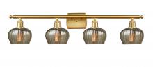 Innovations Lighting 516-4W-SG-G96 - Fenton - 4 Light - 37 inch - Satin Gold - Bath Vanity Light