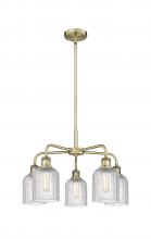 Innovations Lighting 516-5CR-AB-G559-5CL - Bridal Veil - 5 Light - 23 inch - Antique Brass - Chandelier