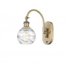 Innovations Lighting 518-1W-BB-G1213-6 - Athens Deco Swirl - 1 Light - 6 inch - Brushed Brass - Sconce