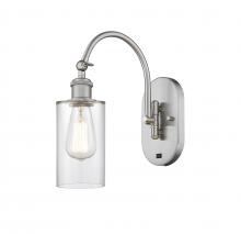 Innovations Lighting 518-1W-SN-G802-LED - Clymer - 1 Light - 4 inch - Brushed Satin Nickel - Sconce