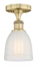 Innovations Lighting 616-1F-BB-G441 - Brookfield - 1 Light - 6 inch - Brushed Brass - Semi-Flush Mount