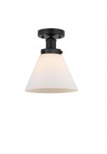 Innovations Lighting 616-1F-BK-G41 - Cone - 1 Light - 8 inch - Matte Black - Semi-Flush Mount