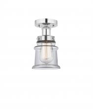 Innovations Lighting 616-1F-PC-G182S - Canton - 1 Light - 5 inch - Polished Chrome - Semi-Flush Mount