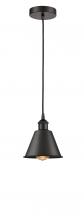 Innovations Lighting 616-1P-OB-M8-OB - Edison - 1 Light - 7 inch - Oil Rubbed Bronze - Mini Pendant