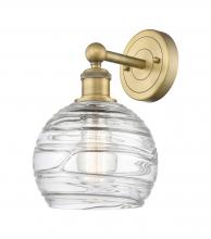 Innovations Lighting 616-1W-BB-G1213-8 - Athens Deco Swirl - 1 Light - 8 inch - Brushed Brass - Sconce