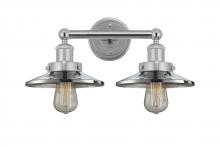 Innovations Lighting 616-2W-PC-M7-PC - Edison - 2 Light - 17 inch - Polished Chrome - Bath Vanity Light