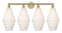 Innovations Lighting 616-4W-BB-G671-8 - Cascade - 4 Light - 35 inch - Brushed Brass - Bath Vanity Light