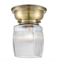 Innovations Lighting 623-1F-AB-G302 - Colton - 1 Light - 6 inch - Antique Brass - Flush Mount