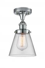 Innovations Lighting 916-1C-PC-G62 - Cone - 1 Light - 6 inch - Polished Chrome - Semi-Flush Mount