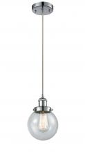 Innovations Lighting 916-1P-PC-G204-6 - Beacon - 1 Light - 6 inch - Polished Chrome - Cord hung - Mini Pendant