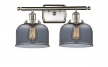 Innovations Lighting 916-2W-SN-G73-LED - Bell - 2 Light - 18 inch - Brushed Satin Nickel - Bath Vanity Light