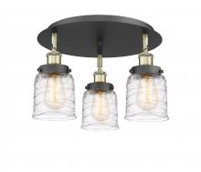 Innovations Lighting 916-3C-BAB-G513 - Bell - 3 Light - 17 inch - Black Antique Brass - Flush Mount