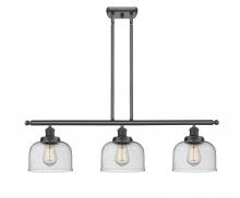 Innovations Lighting 916-3I-BK-G74 - Bell - 3 Light - 36 inch - Matte Black - Stem Hung - Island Light