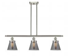 Innovations Lighting 916-3I-SN-G63-LED - Cone - 3 Light - 36 inch - Brushed Satin Nickel - Stem Hung - Island Light