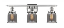 Innovations Lighting 916-3W-SN-G53 - Bell - 3 Light - 26 inch - Brushed Satin Nickel - Bath Vanity Light