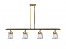 Innovations Lighting 916-4I-BB-G182S - Canton - 4 Light - 48 inch - Brushed Brass - Stem Hung - Island Light