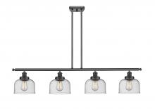 Innovations Lighting 916-4I-BK-G74-LED - Bell - 4 Light - 48 inch - Matte Black - Stem Hung - Island Light