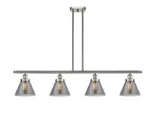 Innovations Lighting 916-4I-SN-G43 - Cone - 4 Light - 48 inch - Brushed Satin Nickel - Stem Hung - Island Light