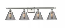 Innovations Lighting 916-4W-SN-G43 - Cone - 4 Light - 38 inch - Brushed Satin Nickel - Bath Vanity Light