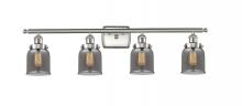 Innovations Lighting 916-4W-SN-G53 - Bell - 4 Light - 36 inch - Brushed Satin Nickel - Bath Vanity Light