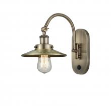 Innovations Lighting 918-1W-AB-M4 - Railroad - 1 Light - 8 inch - Antique Brass - Sconce