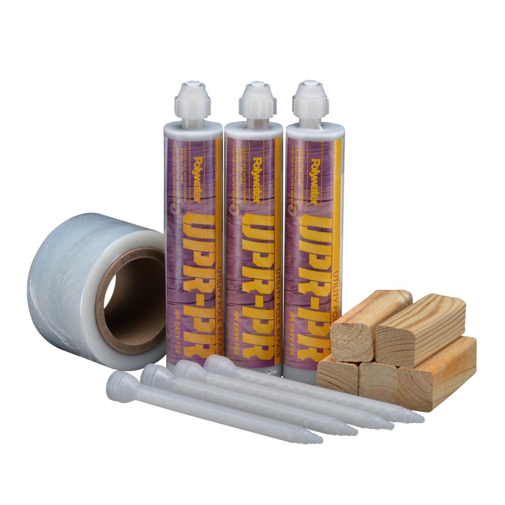 Utility Pole Hole Repair -- Single-Use Kit