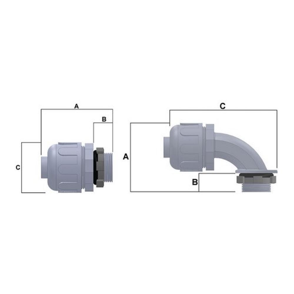 1-1/4" X 90 NM B FTTNG