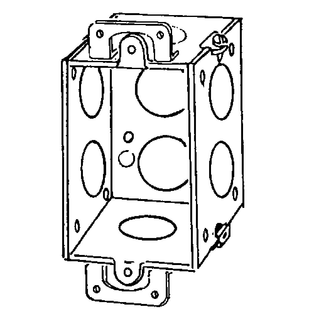 BX SQ CRNR SW 3X2X2  PLSTR EARS1/2  KO