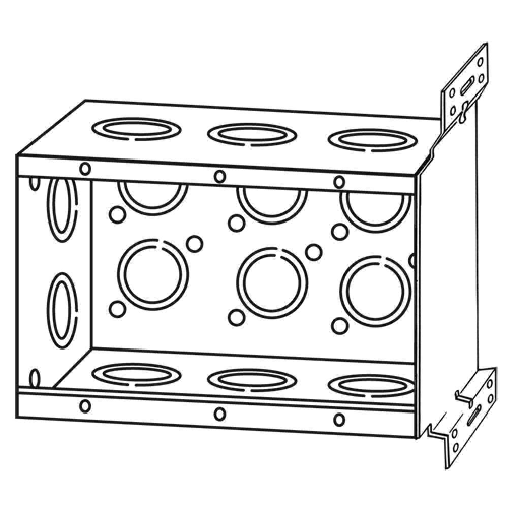 4  X 2-1/2 IN 3 GANG HANDY BOX