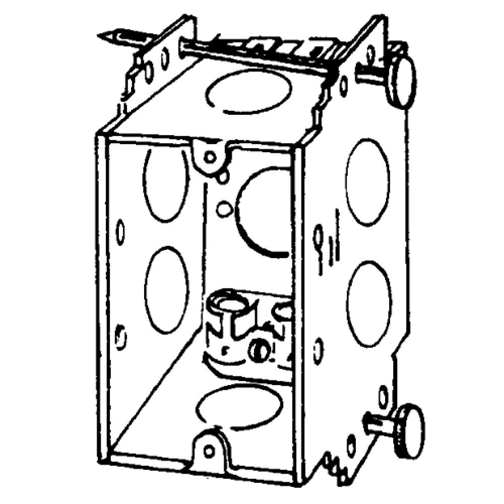 BX SQ SW 3-3/4X2X2-7/8 CL13 NAIL BRCKT