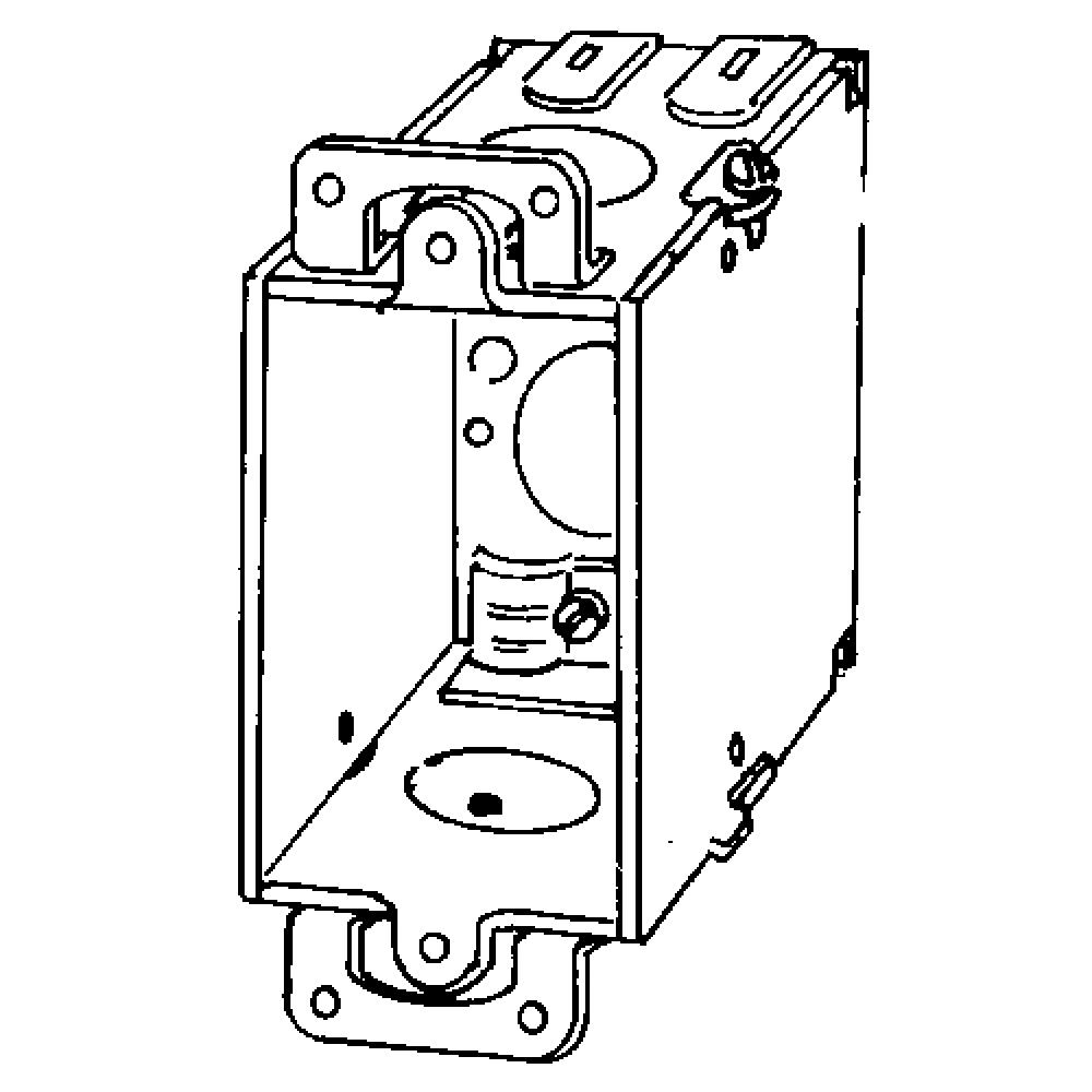 BX SQ CRNR SW 3X2X2-1/2  PLSTR EARS CL26