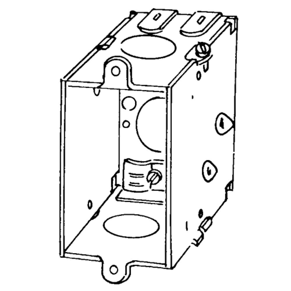 BX SQ CRNR SW 3X2X2-1/2 NL HLS BOSS