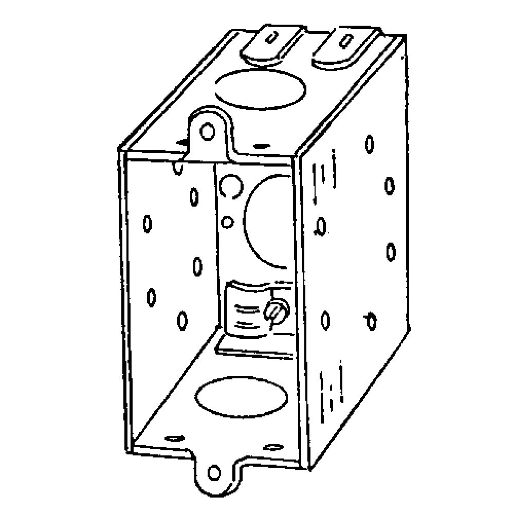 BX SQ CRNR SW 3X2X2-1/2 NL HLS