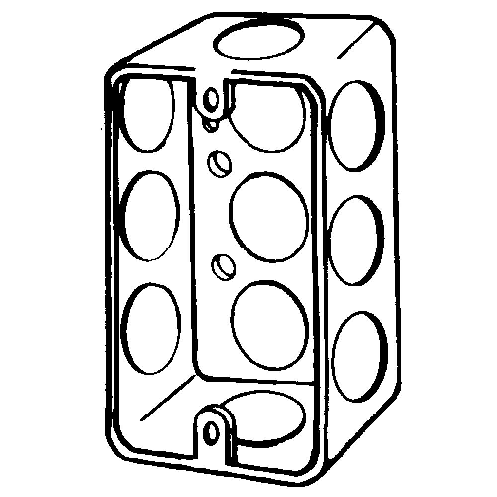 BX HANDY 4X2-1/8 1-1/4 DP DRAWN 1/2 KOS