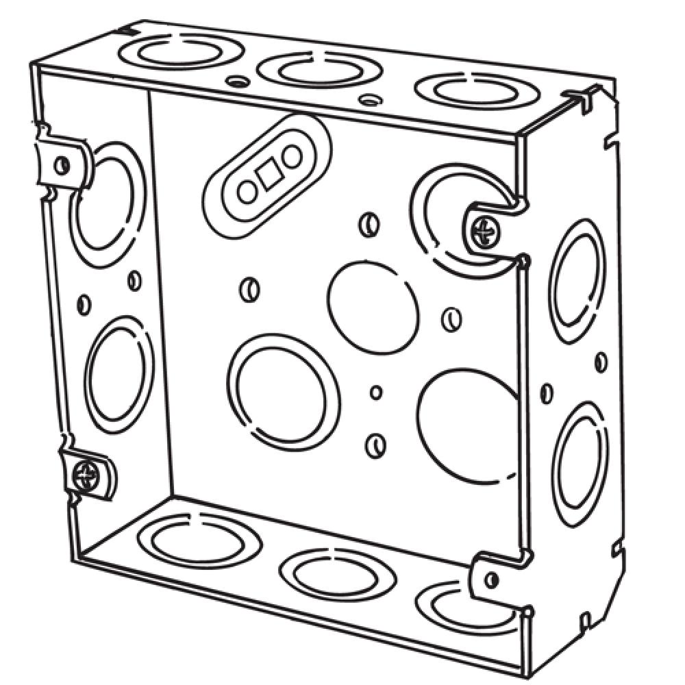 4-11/16 SQ 1-1/2 DEEP OUTL BOX