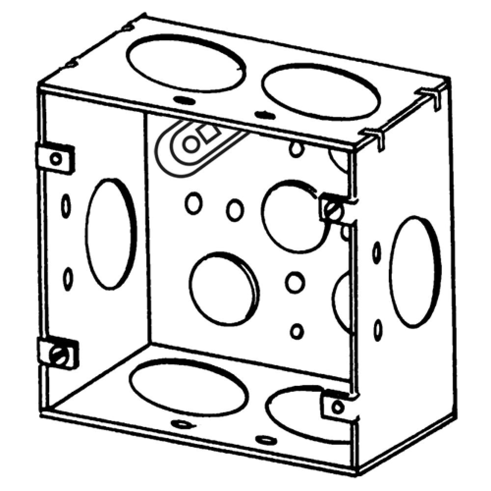 BX 4-11/16 SQ 2-1/8 DP 1-1/4  IN KOS