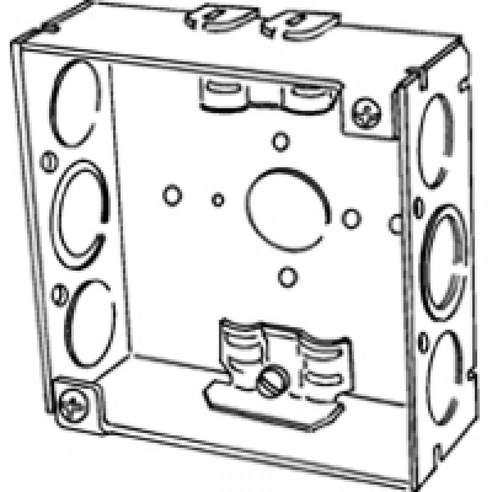 BOX 4 IN SQ 1-1/2 DEEP CL26 NL HOLES