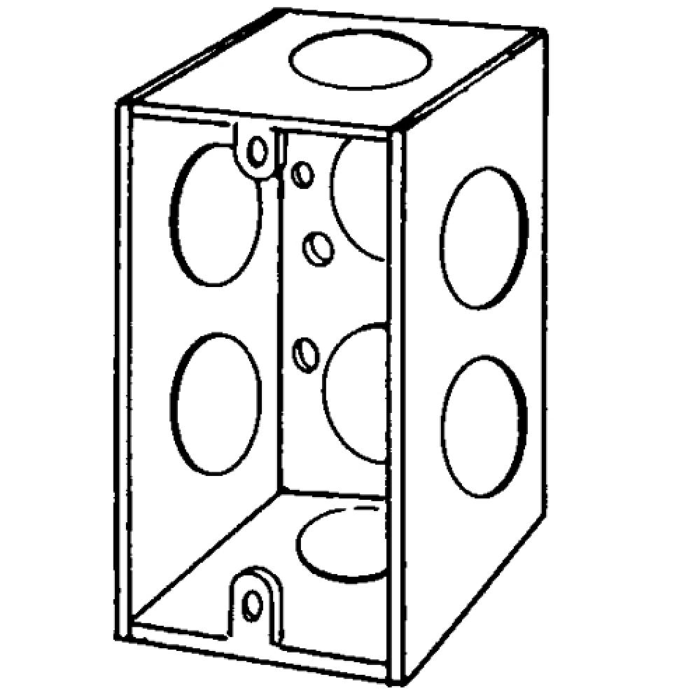 BX HNDY 4X2-1/8  2-1/8 DP WELDED 3/4 KOS