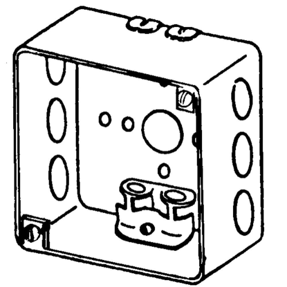 BX 4 IN SQ 2-1/8 DEEP DRAWN  CL13