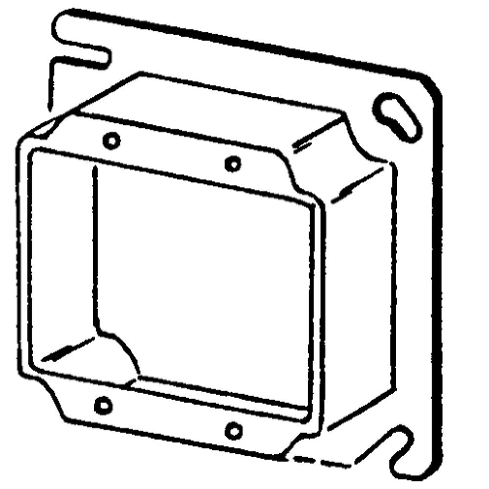 CVR 4 IN SQ 1 IN RSD 2 DEVICE