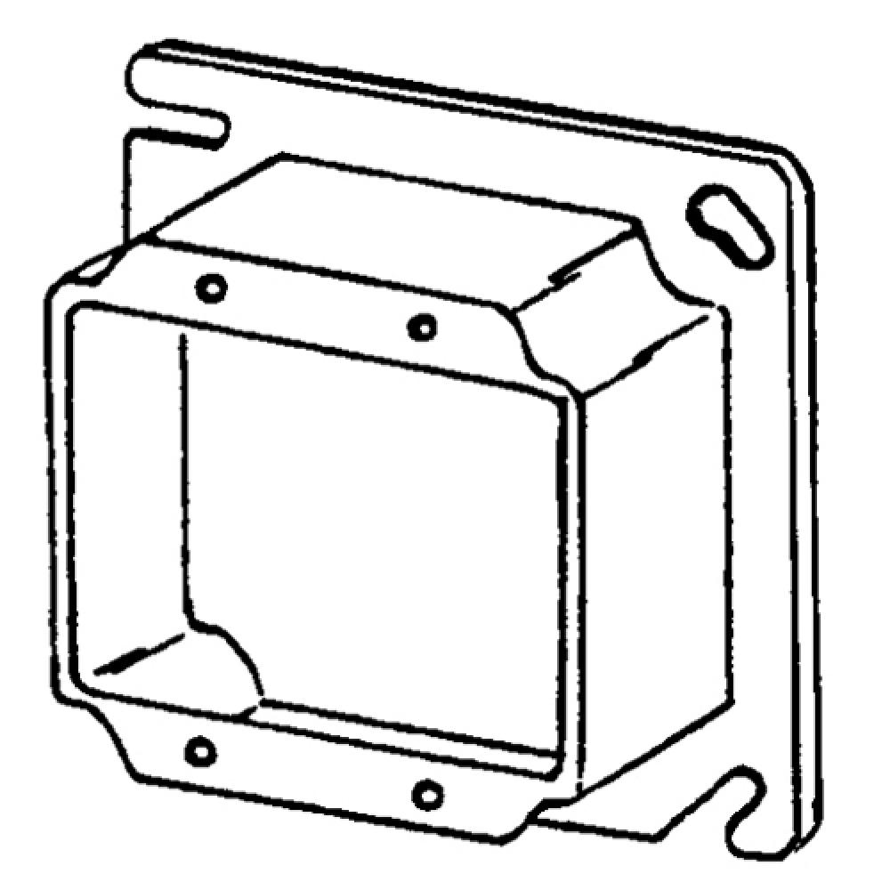 CVR 4 IN SQ 1-1/4 IN RSD 2 DEVICE