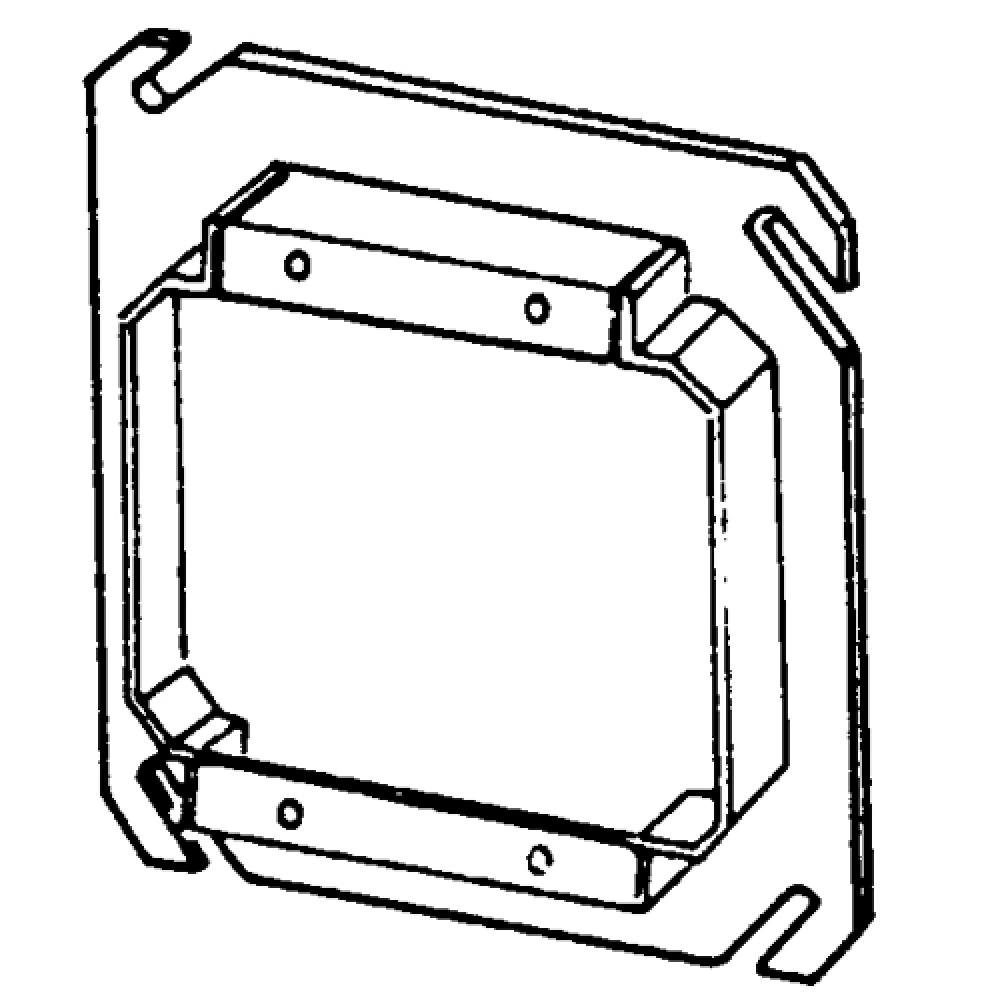 CVR TILE 4 IN SQ 1/2 IN RSD 2 DEVICE