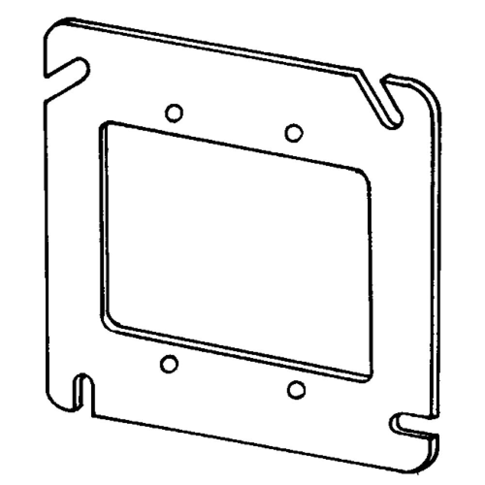 4-11/16 SQ CVR FLAT 2 DVC