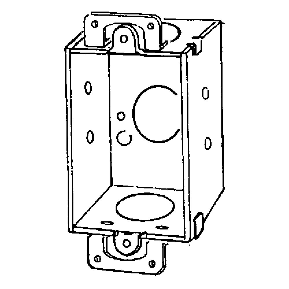 BX SQ CNR SW 3X2X1-12  PLSTR EaRS 1/2 KO