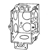 APPOZGCOMM 111HB - BX SQ CRNR SW 3X2X2  PLSTR EARS LOCKBX