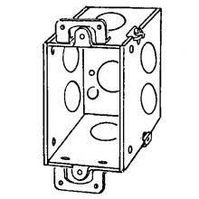 APPOZGCOMM 333 - BX SQ CNR SW 3X2X2-3/4 PLSTR EARS 1/2 KO