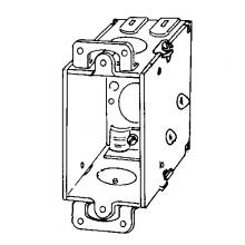 APPOZGCOMM 384LR - BX SQ CRNR SW 3X2X2-1/2 PLSTR EARS BOSS