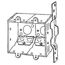 APPOZGCOMM 388VB-PL2G - 3 X 2 BVLD CRNR SW BOX 2 GANG